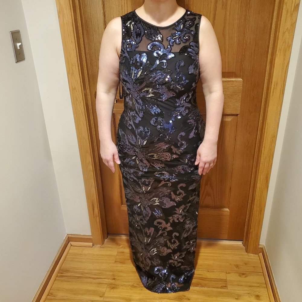 Ralph Lauren Blue Evening Dress Size 8